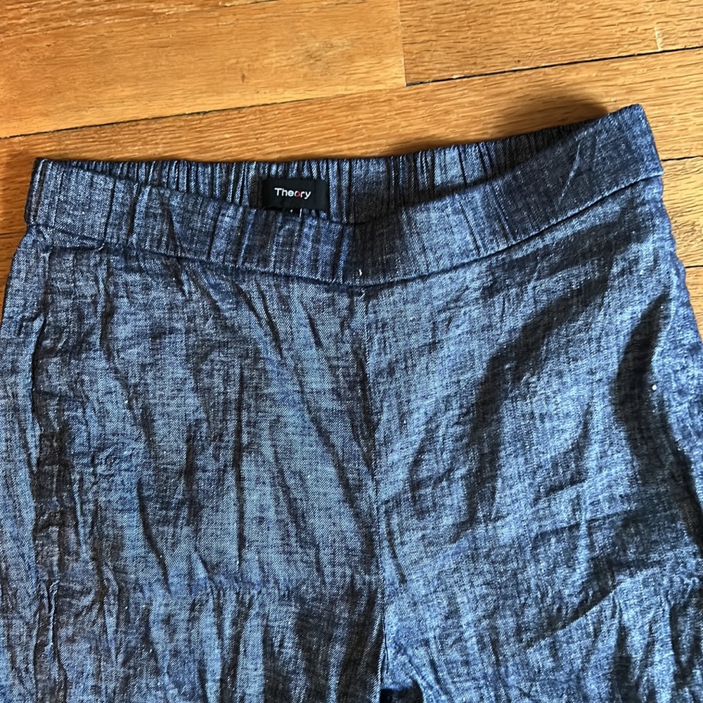 Theory Elastic Waist Pant. Size 4 - image 2